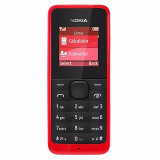 โทรศัพท์มือถือโนเกีย ปุ่มกด NOKIA  105 (สีแดง) 3G/4G รุ่นใหม่  2020