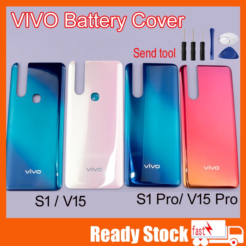 สําหรับVivo V15 V15 Proฝาครอบแบตเตอรี่Vivo S1/S1 Proด้านหลังประตูสําหรับVivo V15 Pro 1818/Vivo S1 Pr
