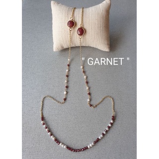 สายคล้องแมส (001) GARNET "โกเมน"