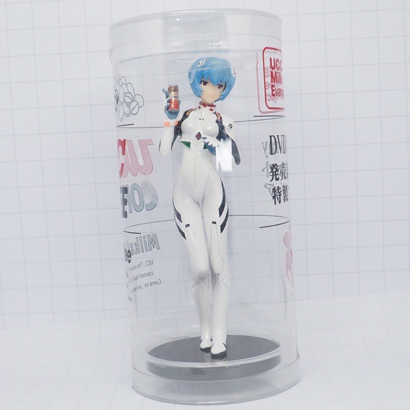 Neon Genesis Evangelion x UCC Coffee Special-made Figure - Rei Ayanami in Case (Blu-Ray &amp; DVD release commemoration)
