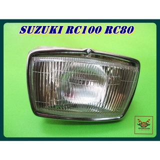 SUZUKI RC100 RC80 HEADLIGHT HEADLAMP SET (15 cm.) // ไฟหน้า จานฉาย สินค้าคุณภาพดี