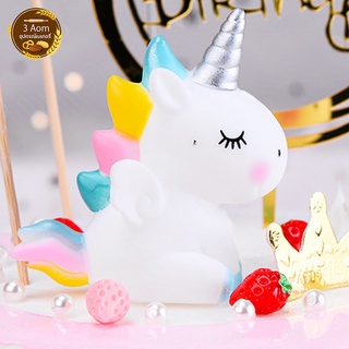 โมเดล Unicorn แต่งเค้ก โมเดลแต่งเค้กยูนิคอร์น ตุ๊กตาแต่งเค้กยูนิคอร์น ท็อปเปอร์ยูนิคอร์น