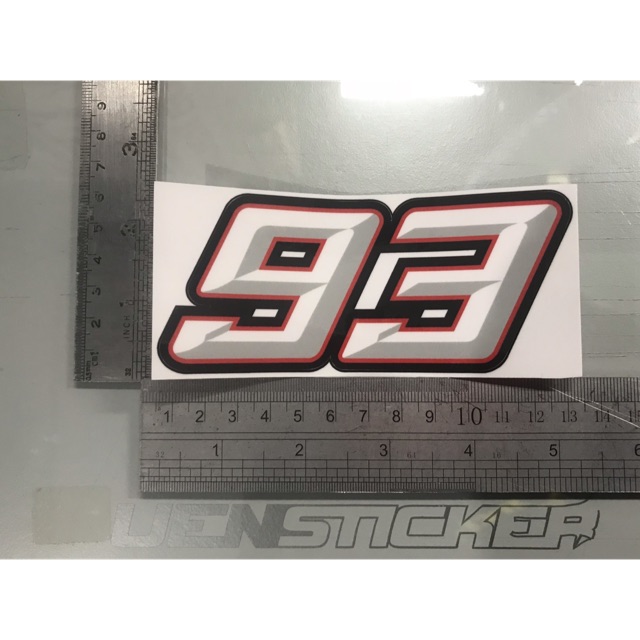 สติ๊กเกอร์ DECAL 93 HONDA MARQUEZ