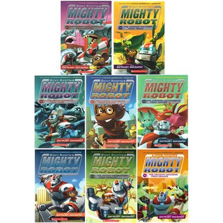 *ส่งทุกวัน* นังสือชุด Mighty Robot จำนวน 8 เล่ม  ⚡️ Ready Stock Ricky Ricottas Mighty Robot （8 books） Age 6+