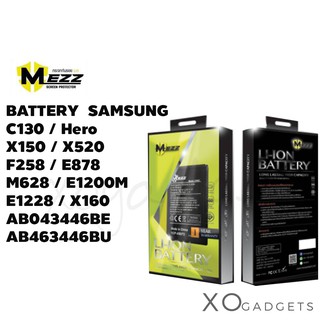 Mezz แบตเตอร์รี่ SAMSUNG C130 Hero X150 X520 F258 E878 S139 M628 E1200M  X160 AB043446BE AB463446BU มี มอก. รับประกัน1ปี