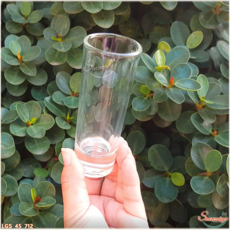 แก้วเป๊ก-ช็อตทรงสูง จัดเมนูค็อกเทล แก้วเล็ก สไตล์มินิมอล วินเทจ สวยๆ รุ่น 45 712  Solo Shot ขนาด 2.1 oz. 60 ml. - รูปที่ 2