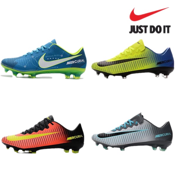 ส่งจากกรุงเทพ Nike Mercurial Vapor XI FG รองเท้าฟุตบอลรองเท้าฟุตบอลอาชีพรองเท้าฟุตบอลฟุตซอล รองเท้า