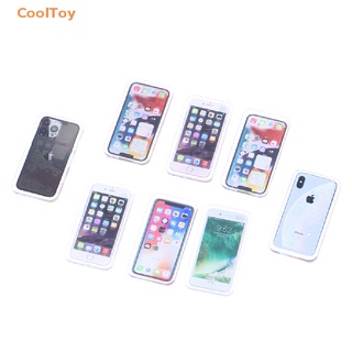 Cooltoy โมเดลโทรศัพท์มือถือจิ๋ว 1:12 สําหรับตกแต่งบ้านตุ๊กตา