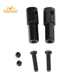 2Pcs Metal Rear Axle Shaft Adapter Accessories for WPL D12 C14 C24 C34 B24 B36 MN D90 D91 MN99S RC Car Parts