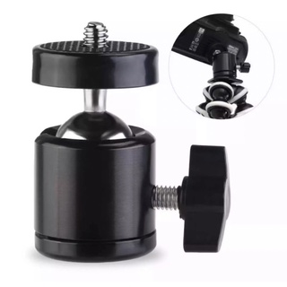 Screw 1/4 inch Camera Tripod Mini Ball Head Hot Shoe Adapter Accessory for Digital Camera สกรู 1/4