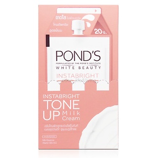 (6 ซอง) PONDS INSTABRIGHT TONE UP MILK CREAM พอนด์ส อินสตาไบร์ท โทนอัพ มิลค์ ครีม 7 กรัม