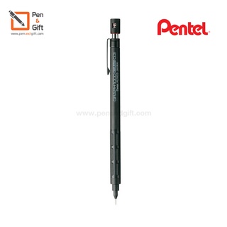 Pentel Mechanical Pencil GRAPH 1000 Black 0.3mm, 0.5mm, 0.7mm - Pentel ดินสอกดเขียนแบบเพนเทล กราฟ 1000  [Penandgift]