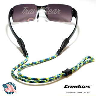 สายคล้องแว่น Croakies รุ่น Terra Combo XXL / Tite End Electric Blue Multi