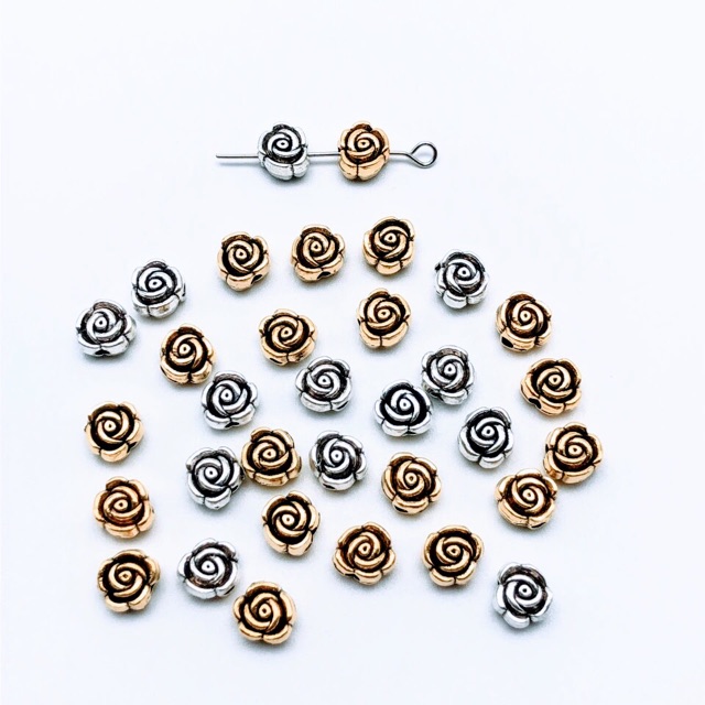 ตัวคั่นลูกปัดเงินธิเบต TB98