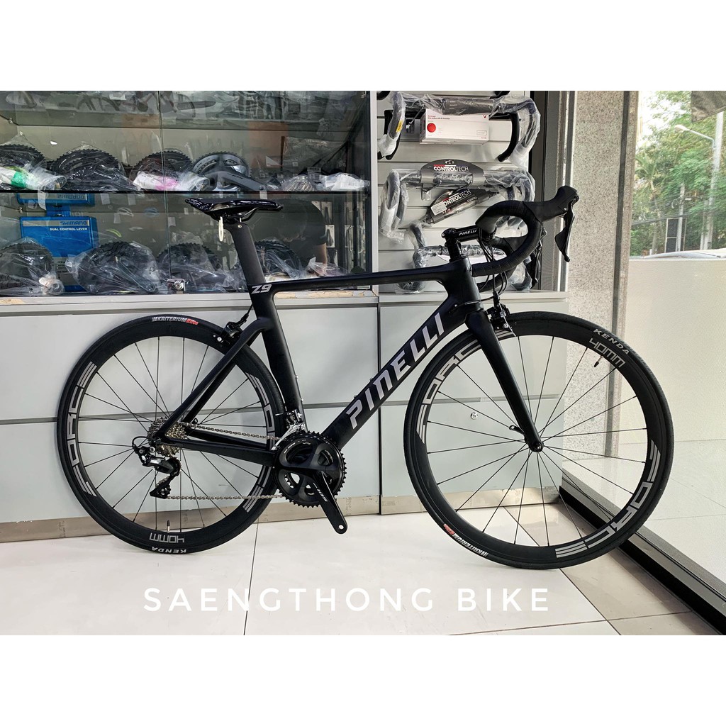 จักรยานเสือหมอบแอโร่ Pinelli Z9 Carbon สีดำ (ทักแชตก่อนสั่งซื้อ)