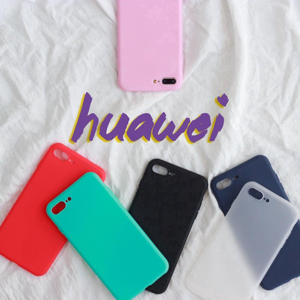 เคสโทรศัพท์เจลลี่เรียบง่ายสําหรับ huawei mate 10 pro nova 2i nov a 3