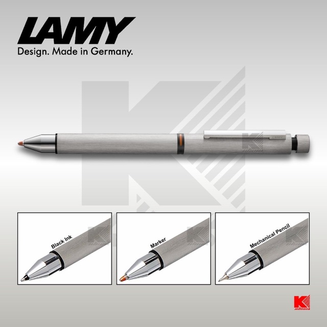 ปากกา LAMY CP 1 tri pen brushed