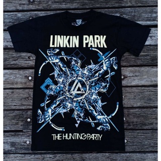 เสื้อยืดผ้าฝ้าย พิมพ์ลาย NTS LINKIN PARK AMERICAN RAP ROCK BAND HUNTING PARTY COVER EDITION 15R230