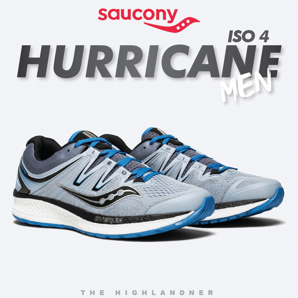 Saucony hurricane iso outlet 4 homme cyan