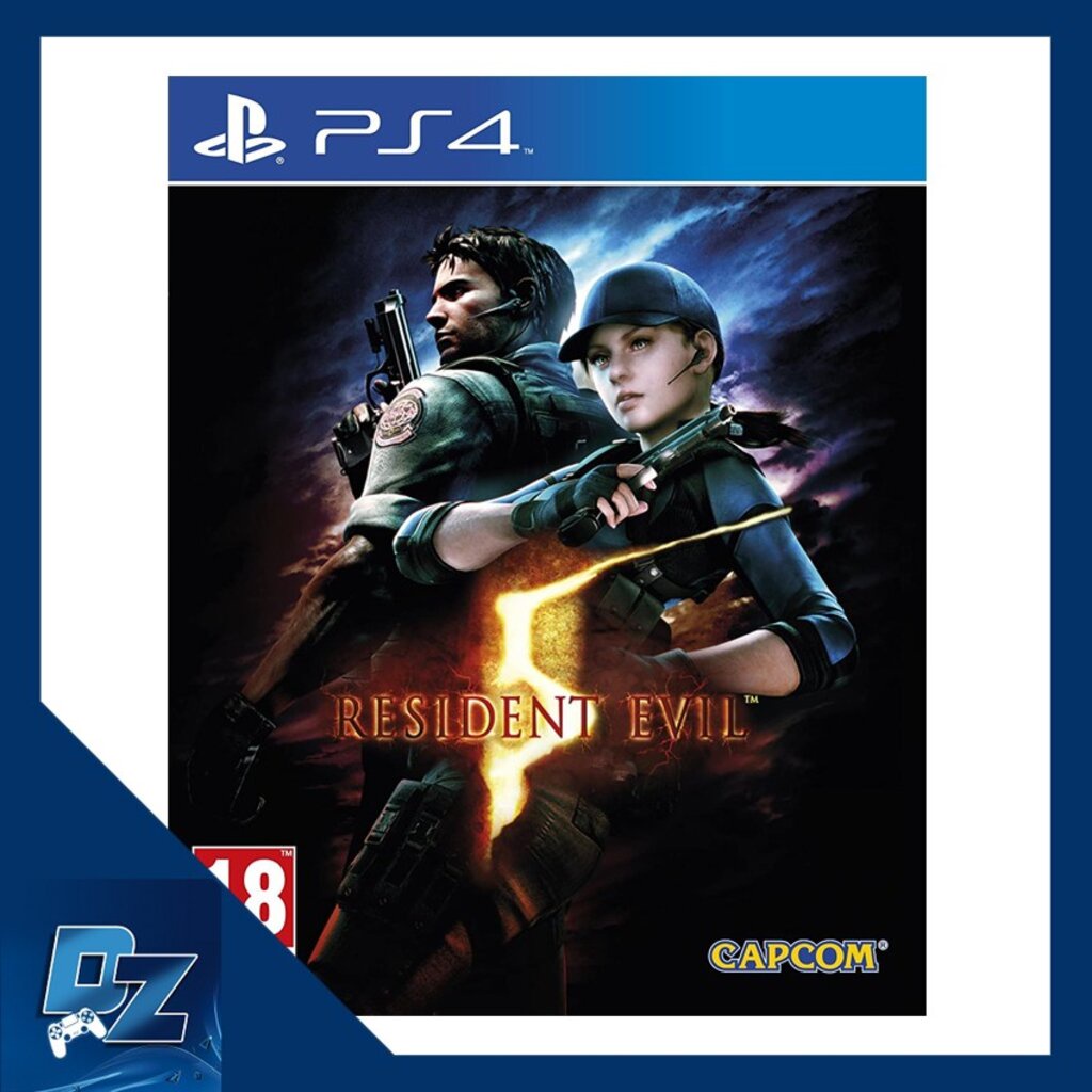 Resident Evil 5 PS4 Games มือ 1 New &amp; มือ 2 Used สภาพดี แผ่นใสกิ๊ง [แผ่นเกมส์ PS4] [แผ่น PS4 แท้] [PS4 Game]