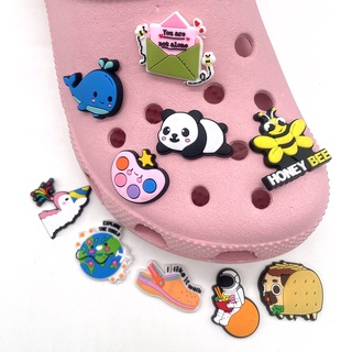 jibbitz Shoe Charms Accessories crocs Cute VSCO PVC Shoe Decoration for Croc jibz Kids