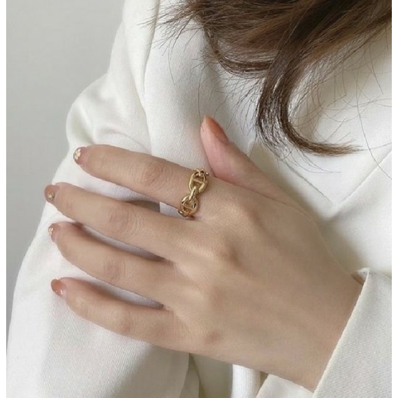 พร้อมส่ง 💍 ✨แหวนแฟชั่น H (รุ่น P45)