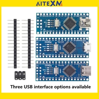 Mini / Type-C / Micro USB Nano 3.0 ATMEGA328P พร้อม bootloader ใช้งานร่วมกับ Nano controller สําหรับ arduino CH340 USB driver 16Mhz ATM