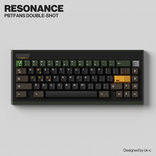 Pbtfans ชุดปุ่มกดคีย์บอร์ด ARTISAN RESONANCE