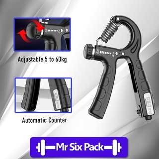 W-20B 5kg-60kg Adjustable Gripper Fitnesas Hand Exerciser Grip with Counter Durable Hand Strength Exercise Fitness Tool