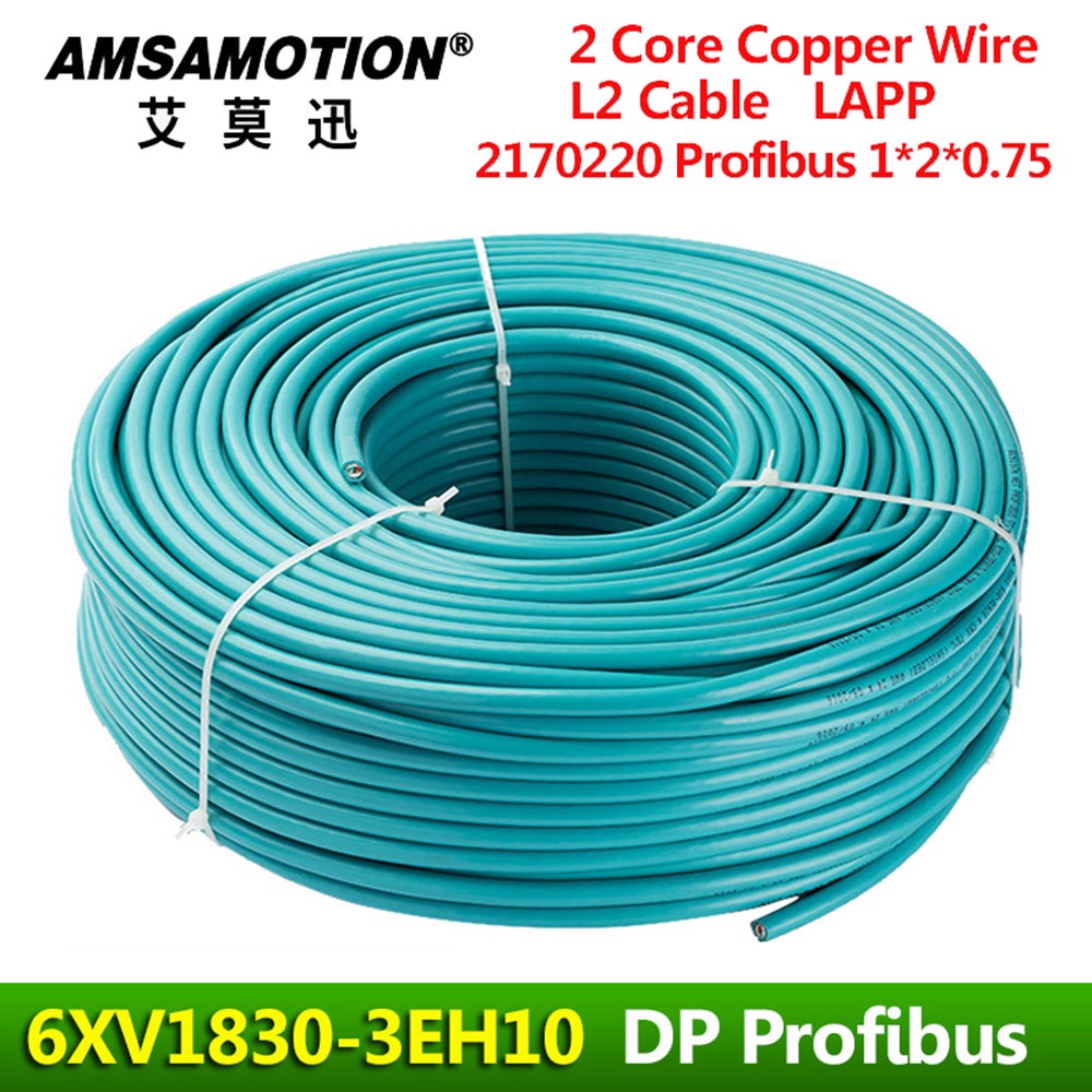 YY 6XV1830-3EH10 เหมาะสําหรับ Siemens Standard DP Profibus Cable 2 Core Blue Shielded Trailing Cable