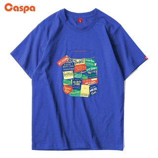 ราคาต่ำสุด!!Caspa เสื้อยืดสกรีน ลายสกรีน ขวดโหล เสื้อคอกลมแขนสั้นผ้าฝ้าย แฟชั่น วัยรุ่น - M470TS-3XL