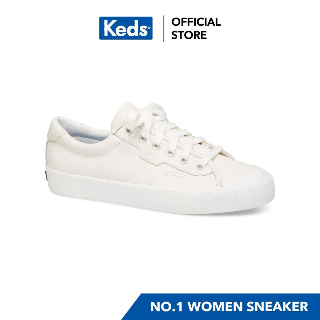crew kick 75 keds white