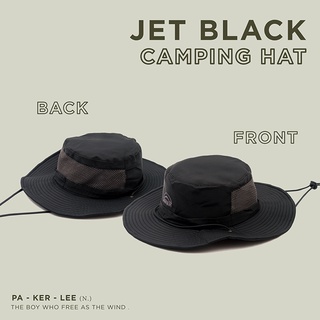 หมวก Camping Hat (สี Black) ผ้า Nylon คืนทรงง่าย ระบายอากาศดี