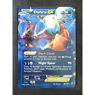 Darkrai EX 88/113 ดาร์กไร Pokemon Card Vivid Series ภาษาอังกฤษ