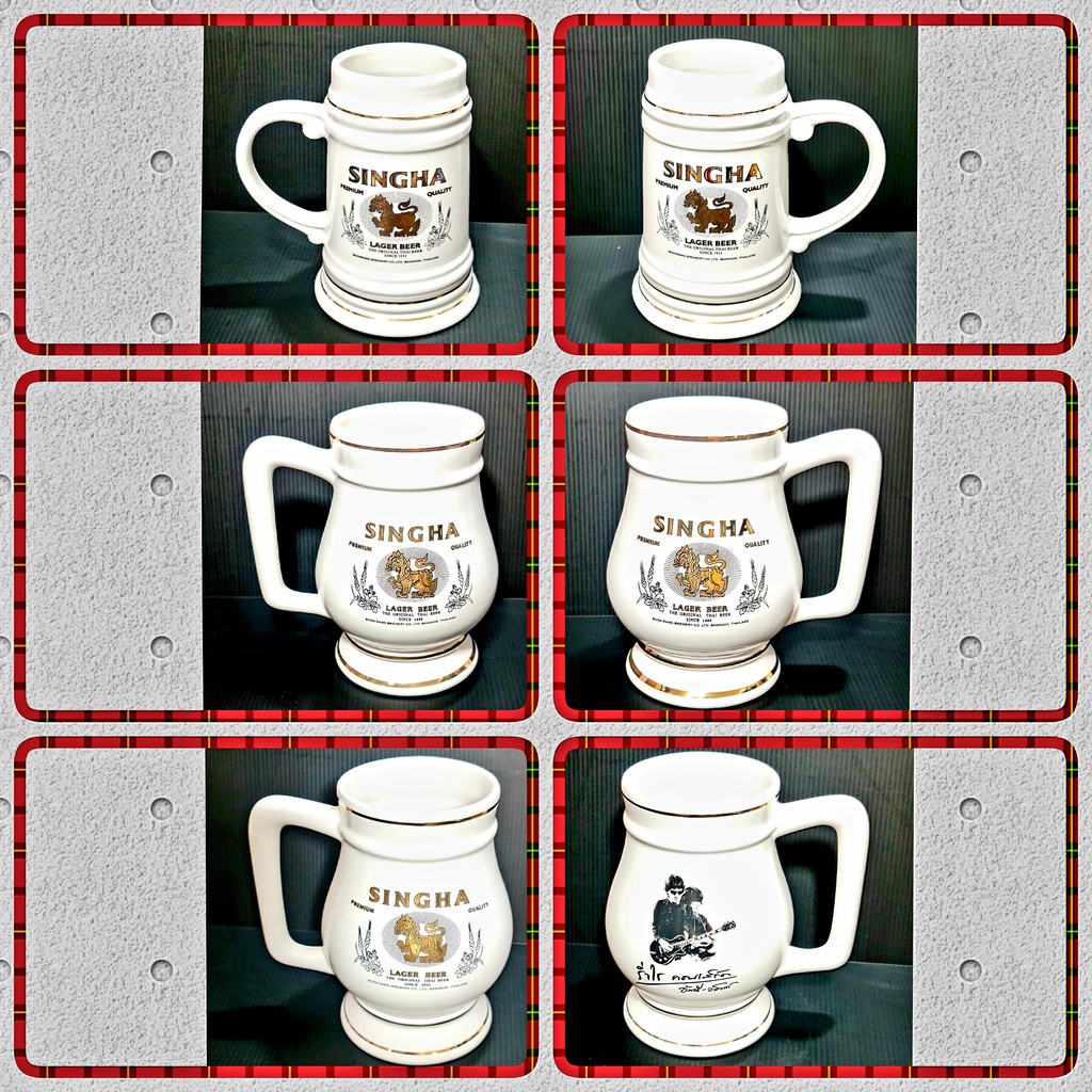 แก้วเซรามิคสิงห์แท้ 100% Singha