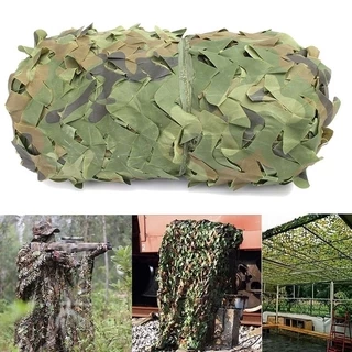 ตาข่ายบังแดด ตาข่ายพราง Camo 8ขนาด ตาข่ายลายพรางทหารล่าสัตว์ ตาข่ายบังแดดลายพราง ที่พักพิงดวงอาทิตย์