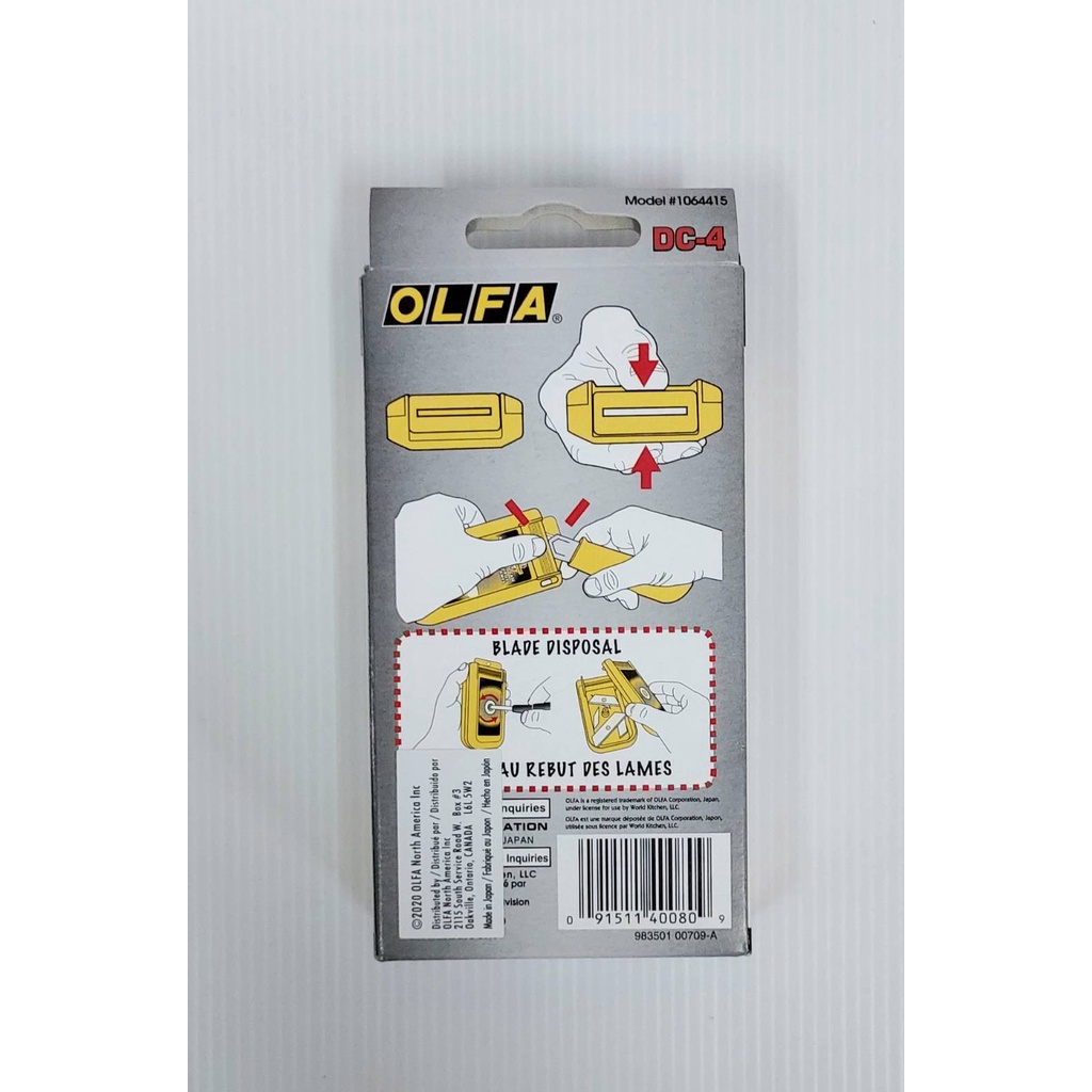 OLFA โอฟ่า รุ่น DC-4 กล่องหักใบมีดคัตเตอร์ 1 ชิ้น