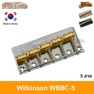 Wilkinson WBBC-5 5-String Bass Bridge หย่องเบสไฟฟ้า 5 สาย Made in Korea