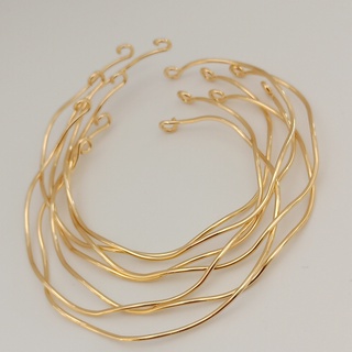 สร้อยข้อมือ ชุบทอง 14k 9 ตัวอักษร 60 มม. แฮนด์เมด diy