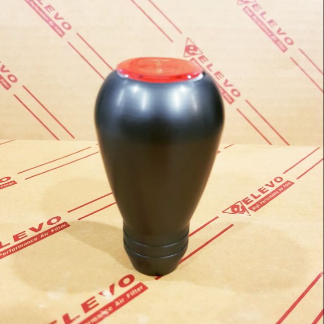 หัวเกียร์อลูมีเนียมสีดำ