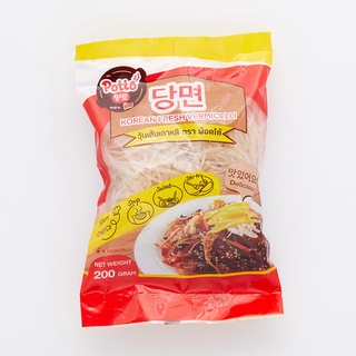 พ็อตโต้ วุ้นเส้นเกาหลี 200 ก.POTTO KOREAN FRESH VERMICELLI 200G