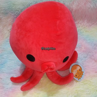 💥 ตุ๊กตา 💥 ตุ๊กตาปลาหมึก เนื้ออมูส ตุ๊กตาอมูส ปลาหมึกสีแดง Amuse Octopus เนื้อนิ่มมาก Doll ลิขสิทธิ์แท้ ป้ายห้อย