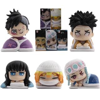 ของเล่นตุ๊กตาฟิกเกอร์ Pvc  5 Pcs/set Kimetsu No Yaiba