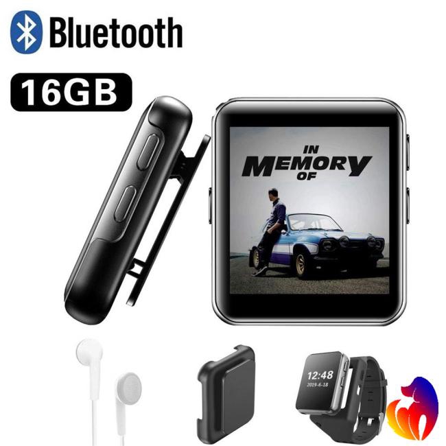 K1 Bluetooth MP3 Player with 1.54Inch Touch Screen MP3 Music Player