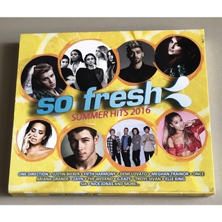 ซีดีเพลง ของแท้ ลิขสิทธิ์ มือ 2 สภาพดี...ราคา 250 บาท รวมศิลปิน อัลบั้ม “So Fresh : Summer Hits 2016”