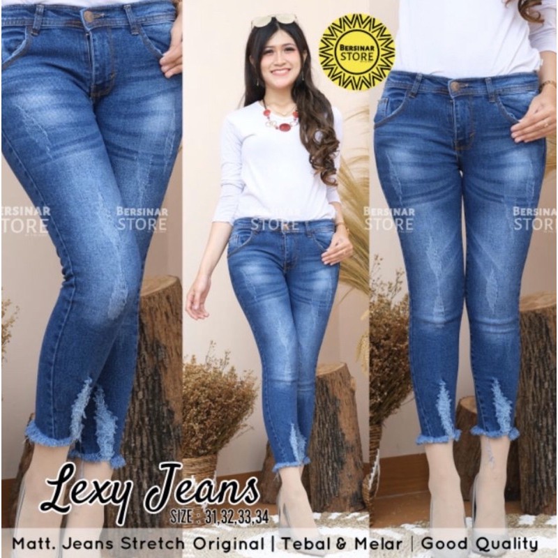 (27-34) NEWEST LEXY JEANS 7/9 JUMBO / WOMENS JEANS / lexy Jeans 7/9
