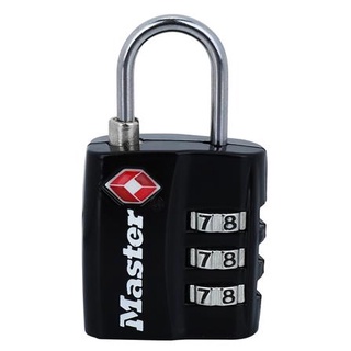 Dee-Double กุญแจรหัส MASTER LOCK 4680EURDBLK 30 MM สีดำ