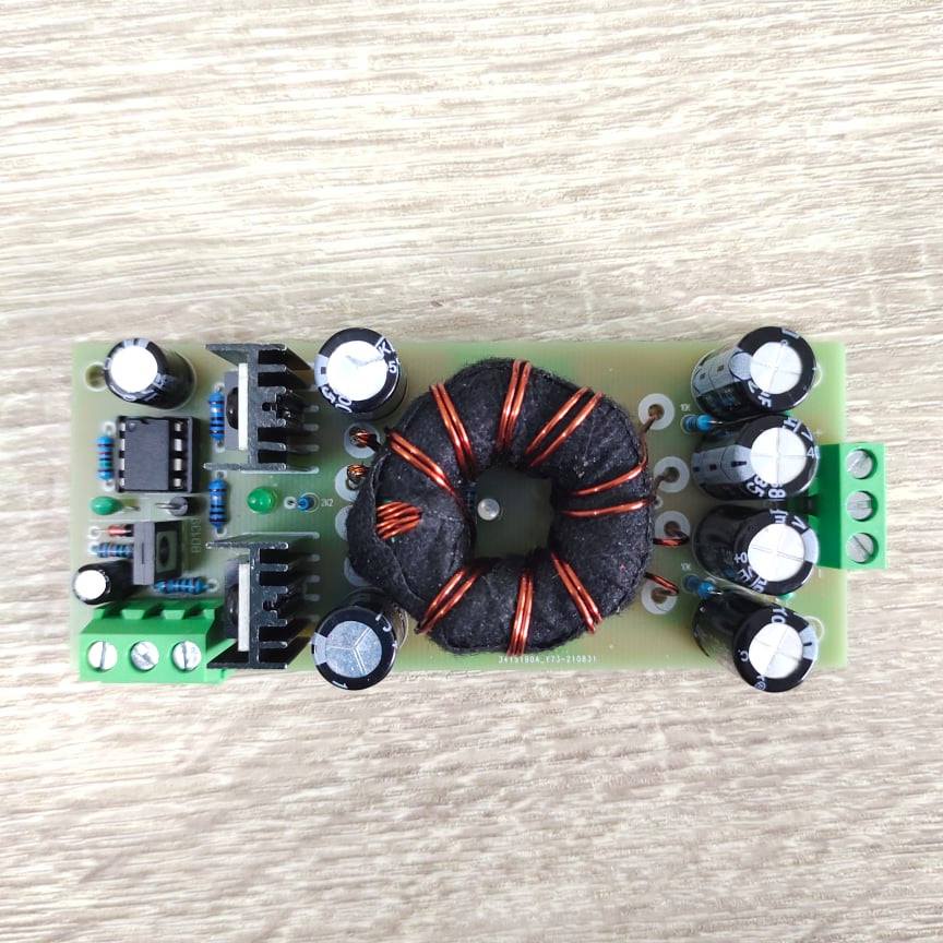 DC-DC +12V เป็น ไฟ + G - 100W ใช้กับแอมป์จิ๋ว ปรีแอมป์