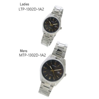 นาฬิกาCASIO  นาฬิกาคู่ LOVE MTP-1302D-1A2&amp;LTP-1032D-1A2 ประกันศูนย์ 1 ปี จากร้าน henghengwatch