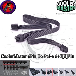 (สายไฟเลี้ยงการ์ดจอ) CoolerMaster V1000,V1200 PCI-E 6Pin TO 6+2[8]Pin